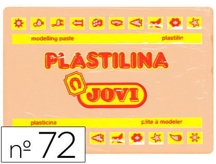 PLASTILINA JOVI 72 CARNE UNIDAD TAMAO GRANDE