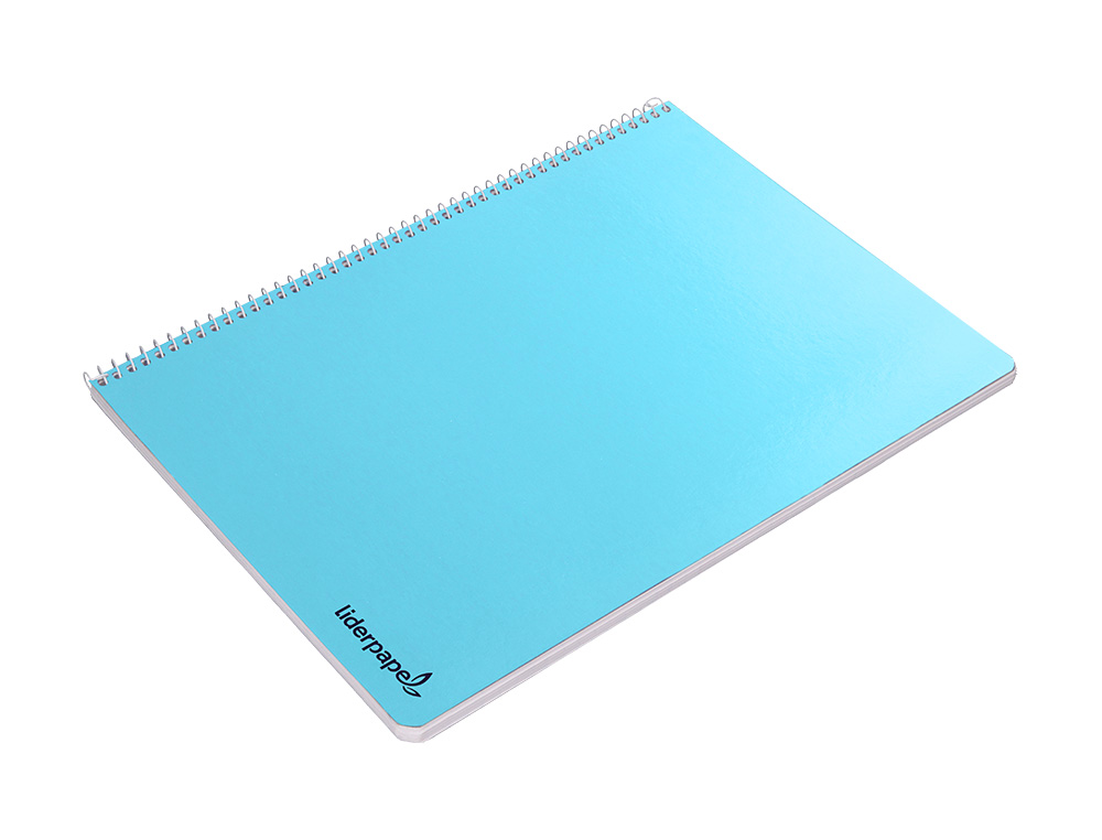 CUADERNO ESPIRAL LIDERPAPEL FOLIO SMART TAPA BLANDA 80H 60GR CUADRO 4 MM CON MARGEN COLORES SURTIDOS