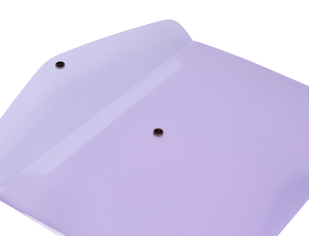 CARPETA LIDERPAPEL DOSSIER BROCHE POLIPROPILENO DIN A4 LAVANDA OPACO 50 HOJAS