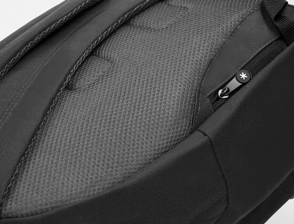 MOCHILA ANTARTIK CON ASA Y BOLSILLOS CON CREMALLERA COLOR NEGRO 310X160X410 MM