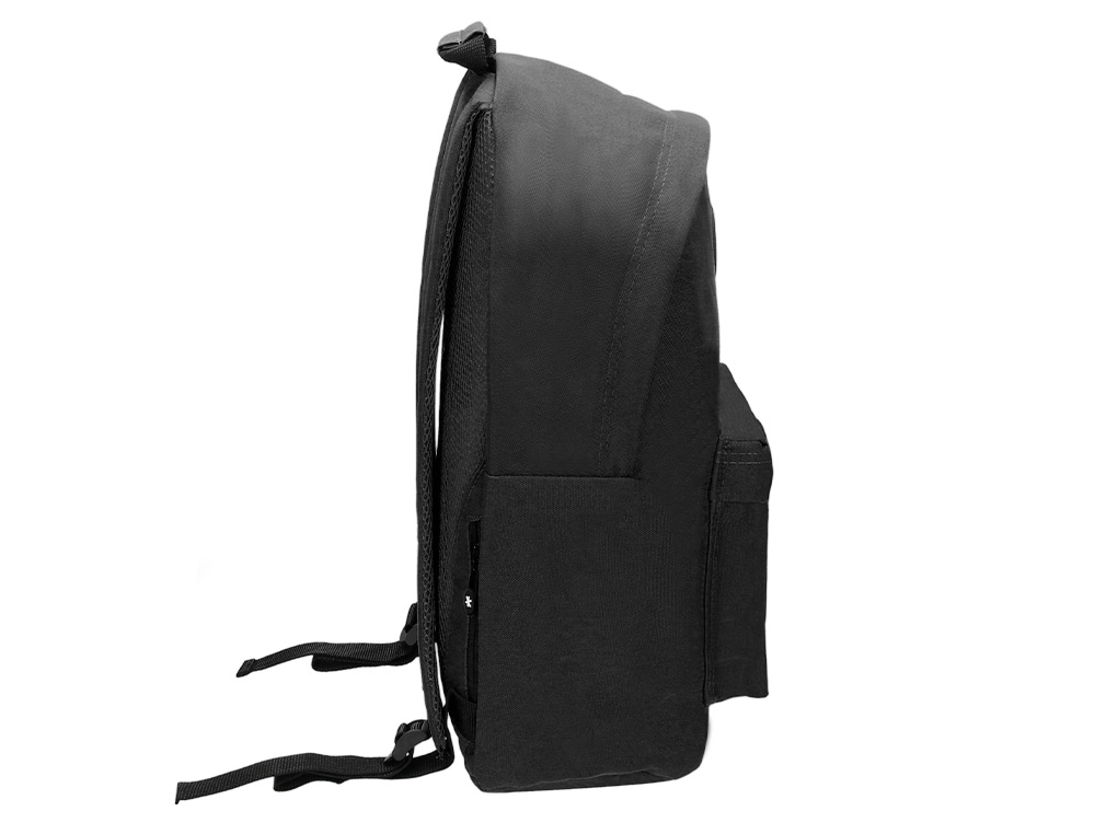 MOCHILA ANTARTIK CON ASA Y BOLSILLOS CON CREMALLERA COLOR NEGRO 310X160X410 MM