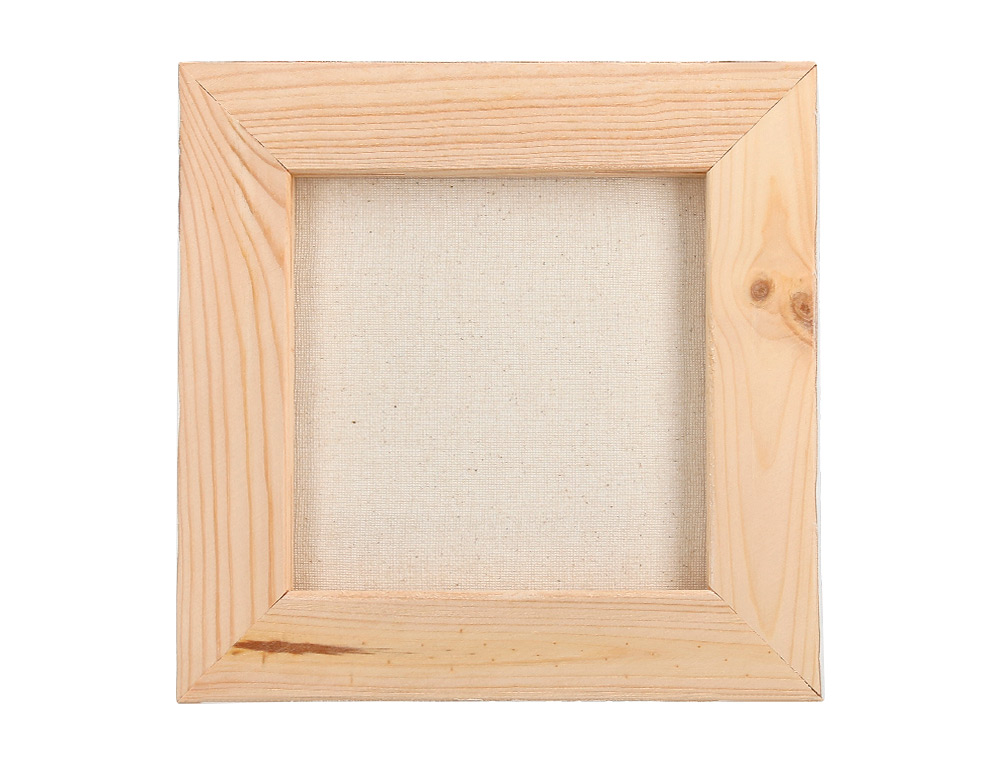 BASTIDOR LIDERCOLOR LIENZO GRAPADO LATERAL ALGODON 100% 20X20 CM