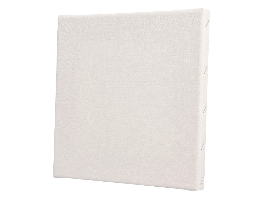 BASTIDOR LIDERCOLOR LIENZO GRAPADO LATERAL ALGODON 100% 30X30 CM