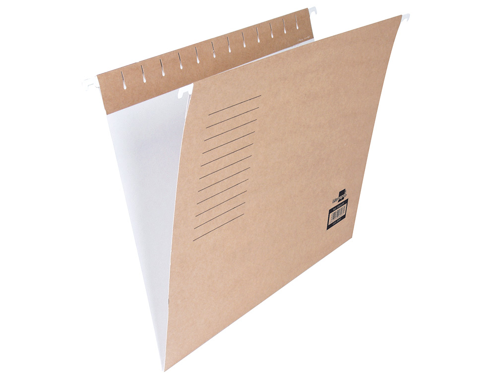 CARPETA COLGANTE LIDERPAPEL FOLIO KRAFT