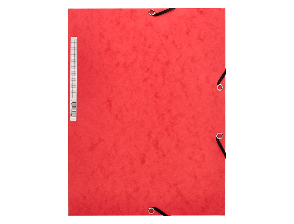 CARPETA Q-CONNECT GOMAS KF02174 CARTON SIMIL-PRESPAN SOLAPAS 320X243 MM COLORES SURTIDOS