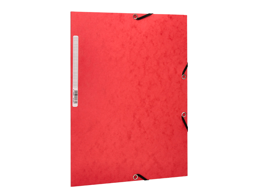 CARPETA Q-CONNECT GOMAS KF02174 CARTON SIMIL-PRESPAN SOLAPAS 320X243 MM COLORES SURTIDOS