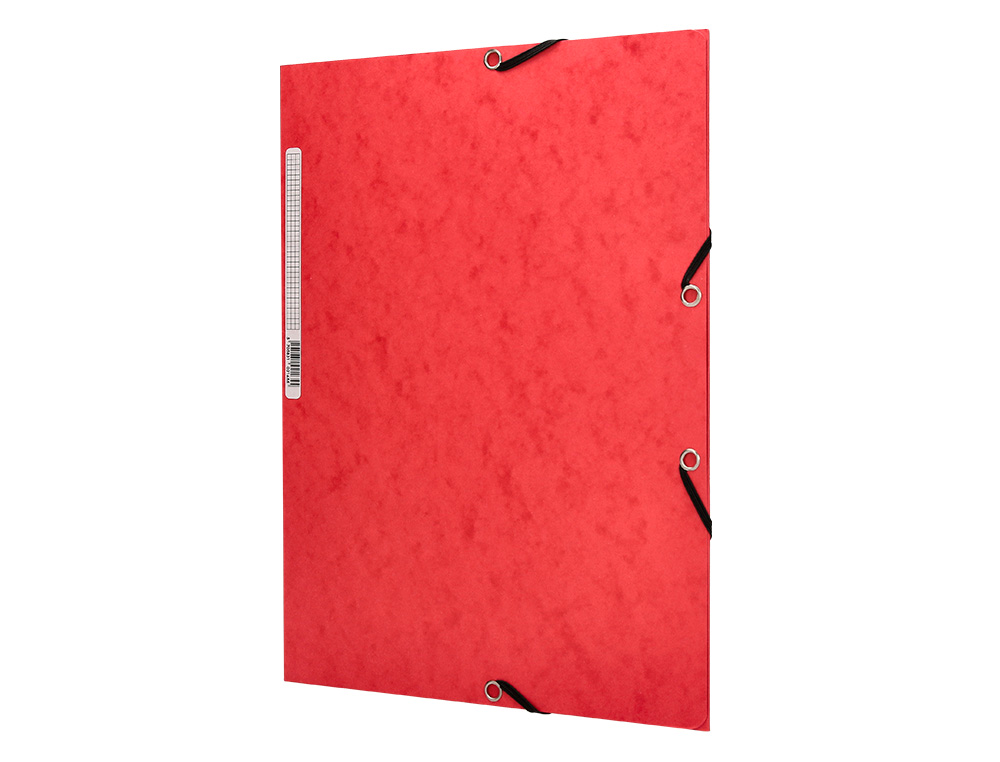 CARPETA Q-CONNECT GOMAS KF02174 CARTON SIMIL-PRESPAN SOLAPAS 320X243 MM COLORES SURTIDOS