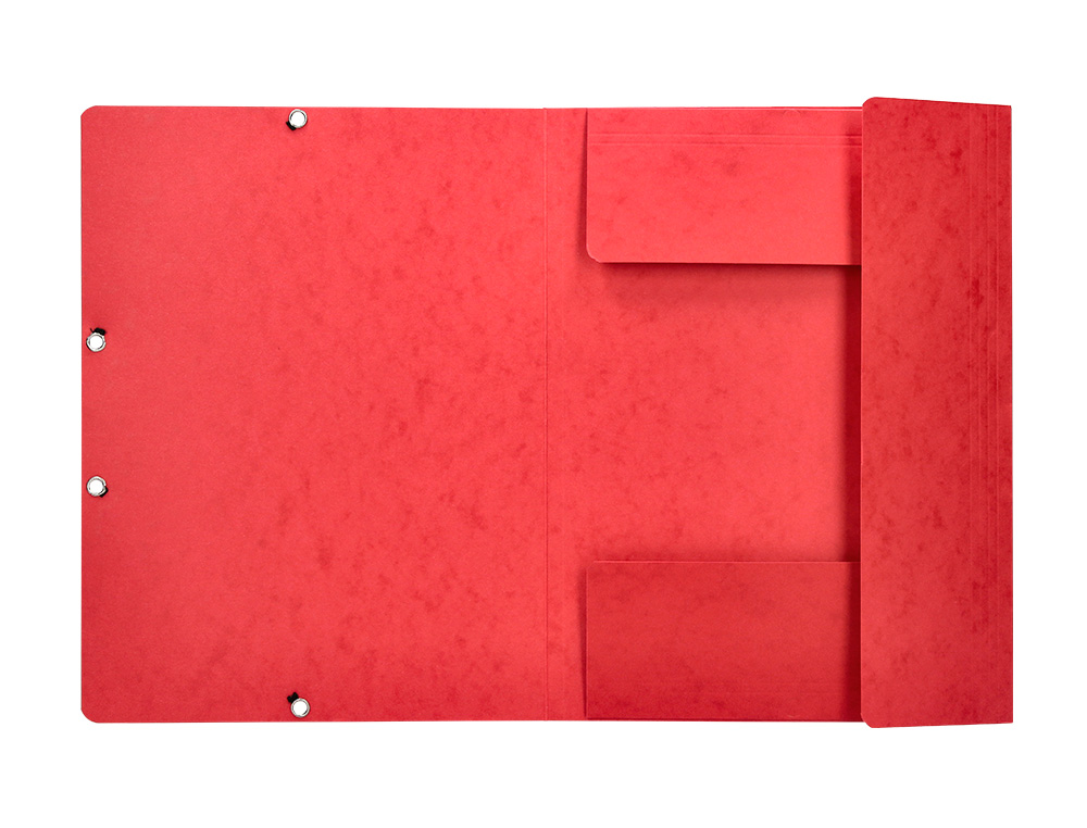 CARPETA Q-CONNECT GOMAS KF02174 CARTON SIMIL-PRESPAN SOLAPAS 320X243 MM COLORES SURTIDOS