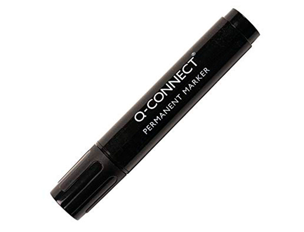 ROTULADOR Q-CONNECT MARCADOR PERMANENTE NEGRO PUNTA BISELADA 5 MM